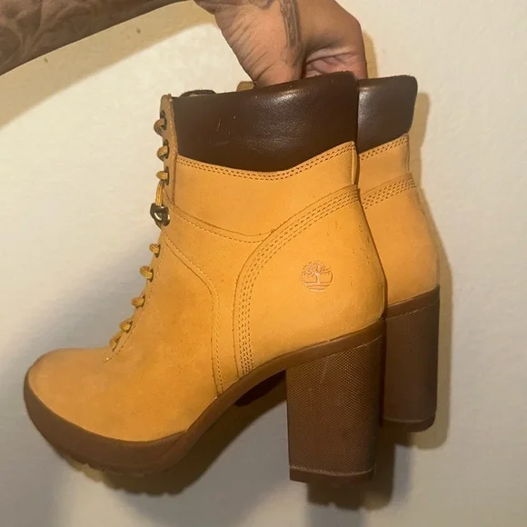 Womens Timberland Allington Heights Boot - Wheat - Picture 3 of 5